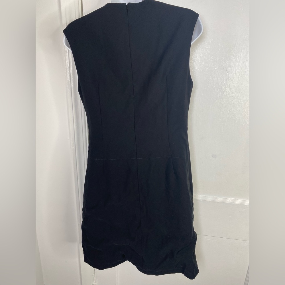 Louis Vuitton Uniform Designer Black Mini Dress w Zipper Pockets - Picture 6 of 8